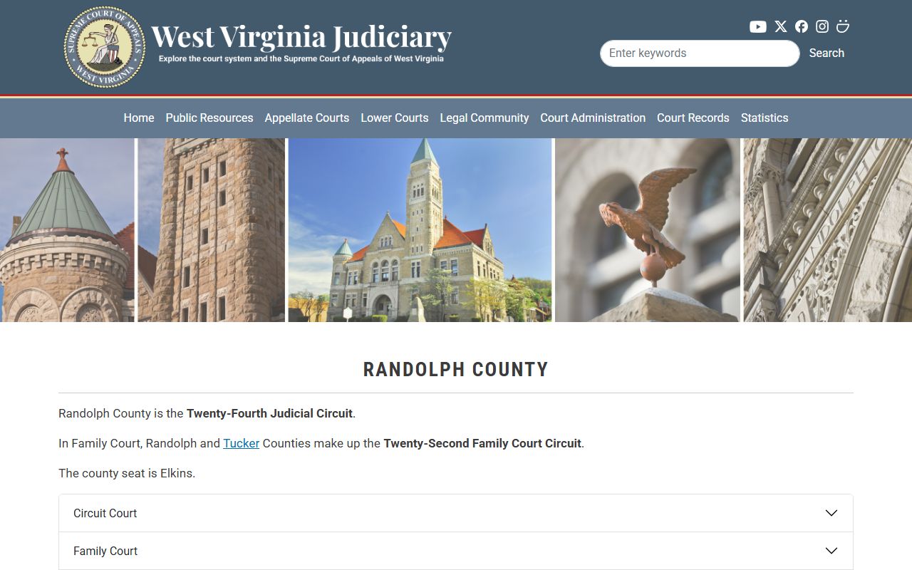 Randolph County court records after jail arrest court contact page