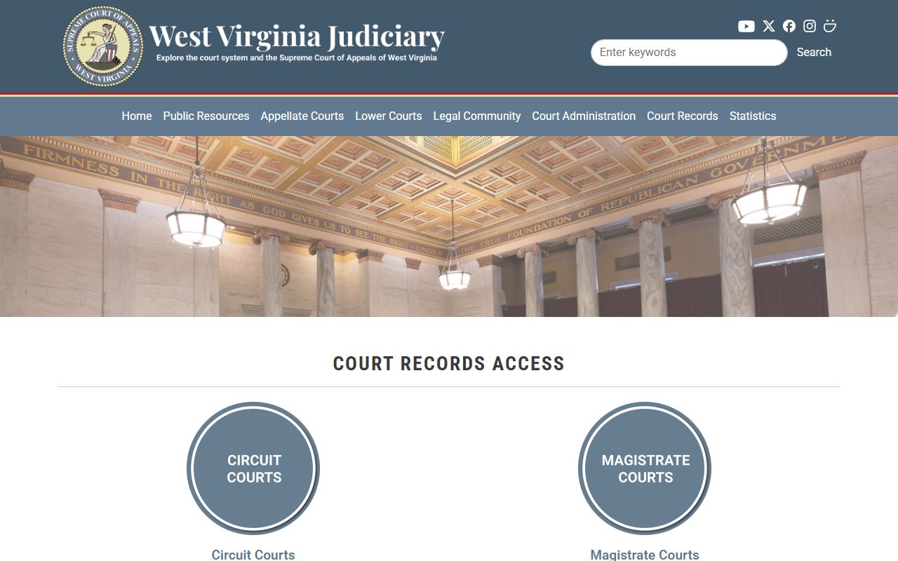 Randolph County jail mugshots related court record access page